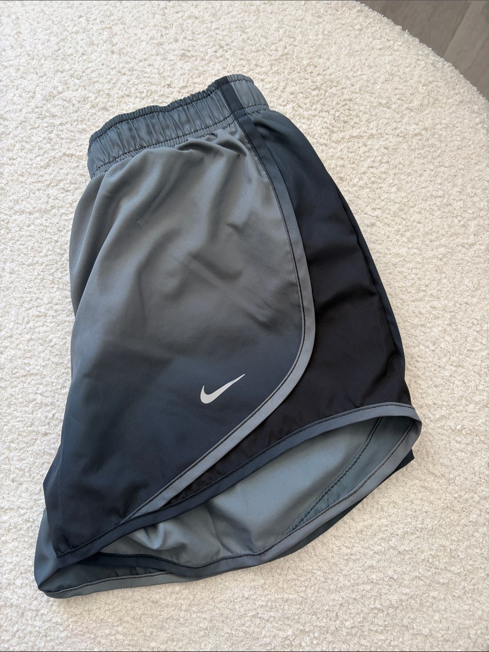 Nike Women’s Black and Gray Performance Running Shorts